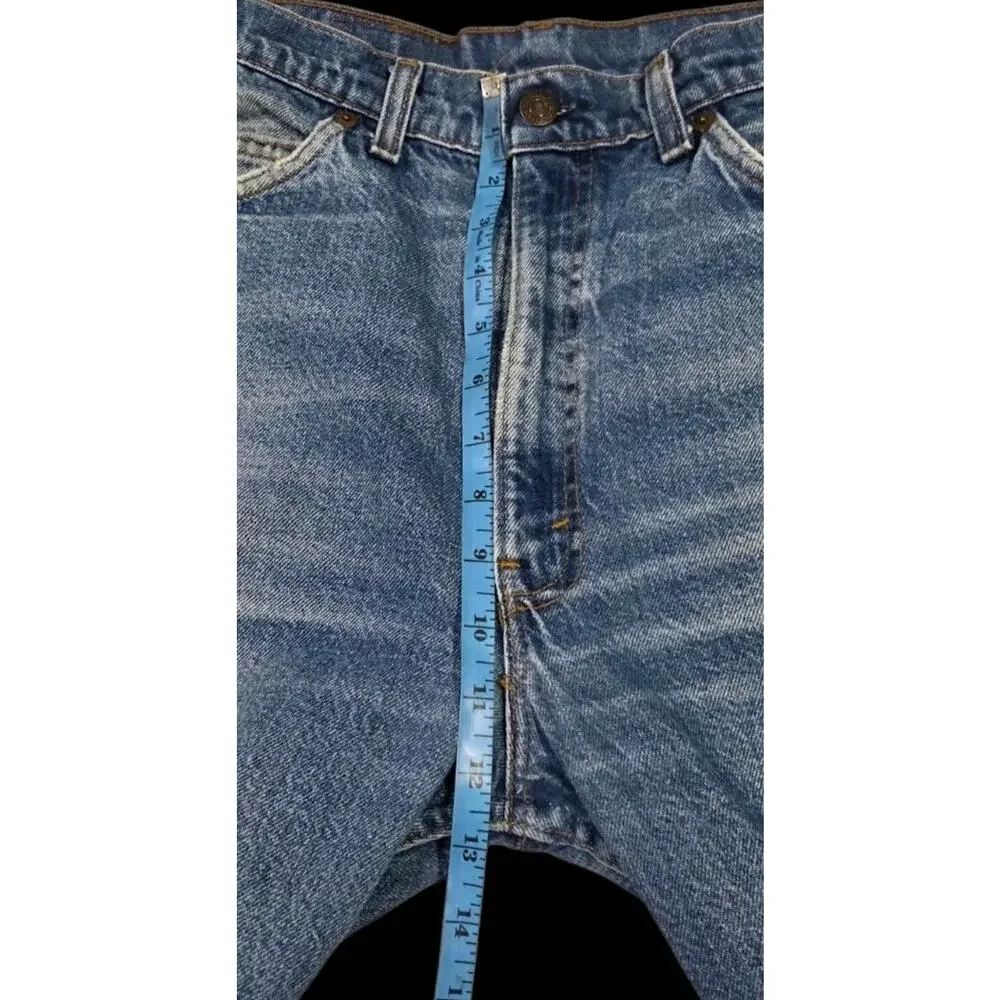80s Levis Orange Tab Jeans Vtg 517 Bootcut Distressed Indie Sleaze 34x28 Actual